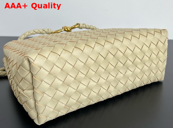 Bottega Veneta Medium Andiamo Light Butterscotch Intrecciato Leather Replica