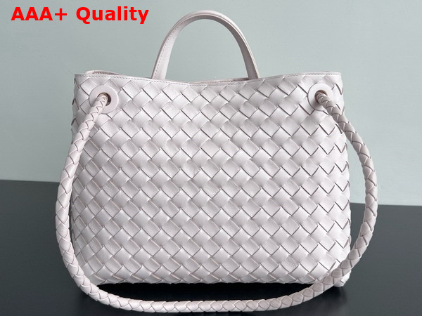 Bottega Veneta Medium Andiamo Top Handle Bag in Bliss Washed Intrecciato Leather Replica