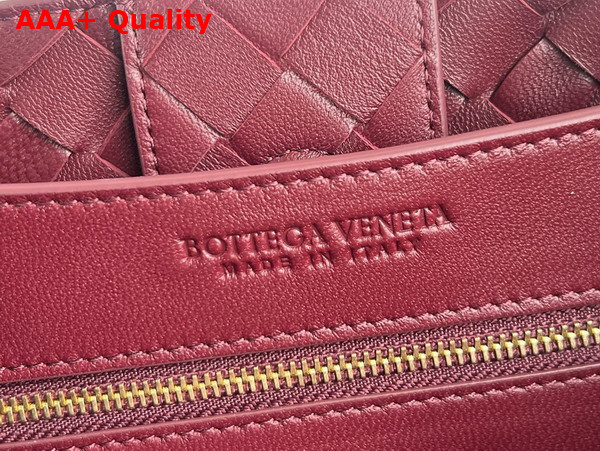 Bottega Veneta Medium Andiamo with Chain in Barolo Intrecciato Leather Replica