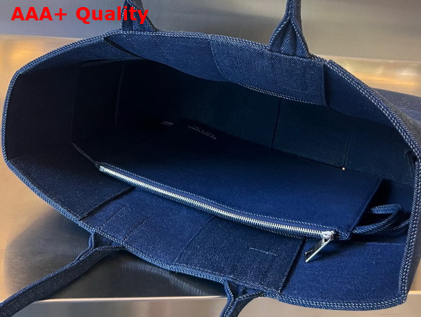 Bottega Veneta Medium Arco Tote Bag in Blue Denim Replica