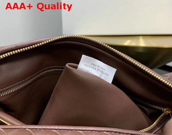 Bottega Veneta Medium BV Jodie Hobo Bag in Chocolate Woven Leather Replica