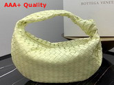 Bottega Veneta Medium BV Jodie Hobo Bag in Light Yellow Woven Leather Replica