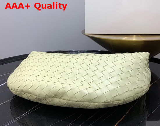 Bottega Veneta Medium BV Jodie Hobo Bag in Light Yellow Woven Leather Replica