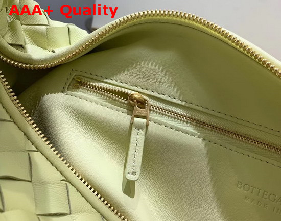 Bottega Veneta Medium BV Jodie Hobo Bag in Light Yellow Woven Leather Replica