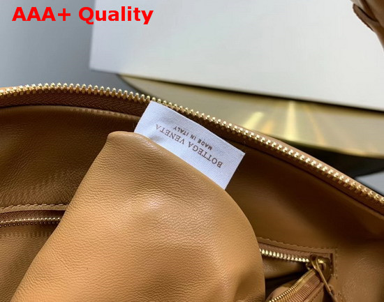 Bottega Veneta Medium BV Jodie Hobo Bag in Moutarde Woven Leather Replica