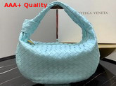 Bottega Veneta Medium BV Jodie Hobo Bag in Turquoise Woven Leather Replica