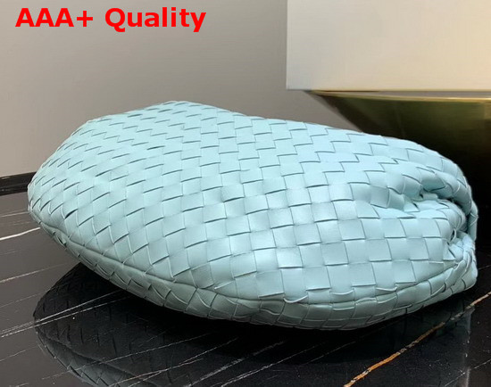 Bottega Veneta Medium BV Jodie Hobo Bag in Turquoise Woven Leather Replica