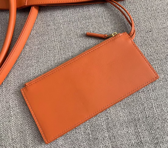 Bottega Veneta Medium Basket Tote in Burned Orange French Calfskin