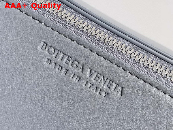 Bottega Veneta Medium Canette Thunder Intreccio Leather Cross Body Bag Replica