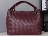 Bottega Veneta Medium Carda Bag in Bordeaux Nappa Leather