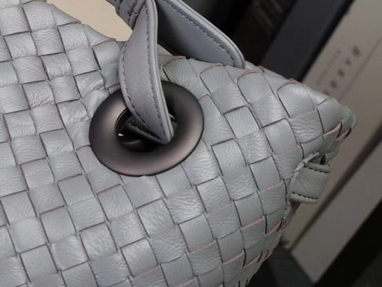 Bottega Veneta Medium Carda Bag in Grey Nappa Leather