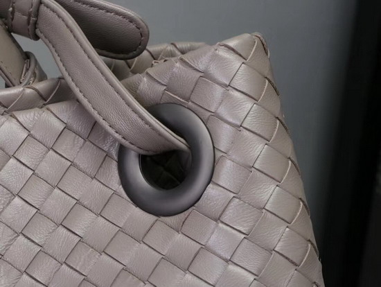 Bottega Veneta Medium Carda Bag in Light Grey Nappa Leather