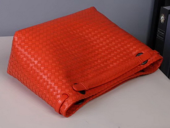 Bottega Veneta Medium Carda Bag in Orange Nappa Leather