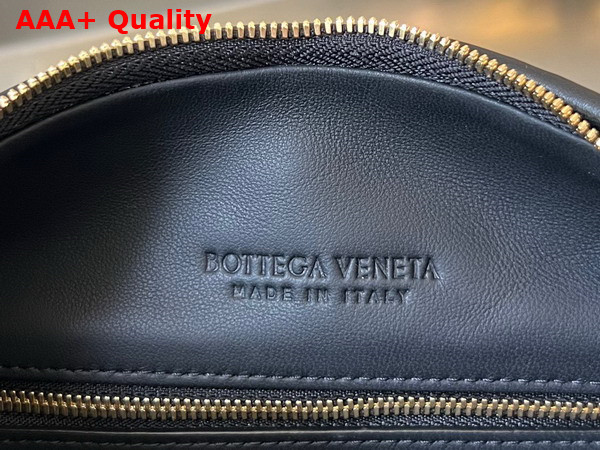 Bottega Veneta Medium Gemelli Bag in Black Intrecciato Leather Replica