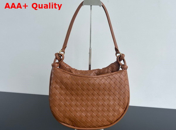 Bottega Veneta Medium Gemelli Bag in Light Wood Intrecciato Leather Replica