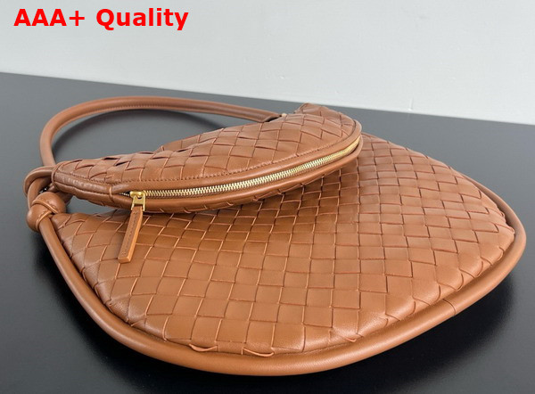 Bottega Veneta Medium Gemelli Bag in Light Wood Intrecciato Leather Replica