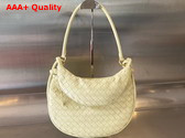 Bottega Veneta Medium Gemelli Shoulder Bag in Ice Cream Intrecciato Leather Replica