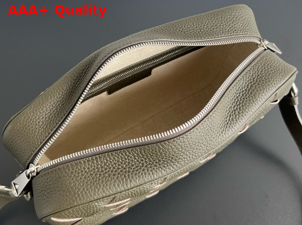 Bottega Veneta Medium Intrecciato Camera Bag in Kaki Intrecciato Grained Leather Replica