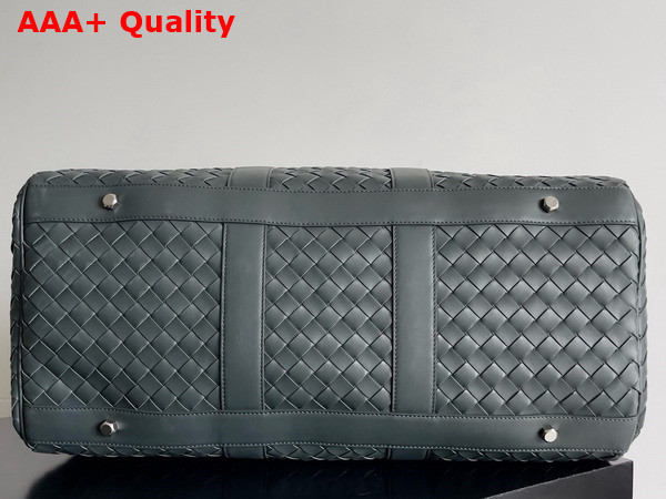 Bottega Veneta Medium Intrecciato Duffle Thunder Replica