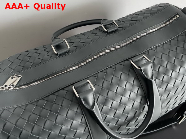 Bottega Veneta Medium Intrecciato Duffle Thunder Replica