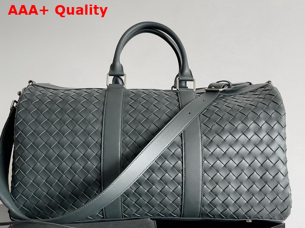 Bottega Veneta Medium Intrecciato Duffle Thunder Replica