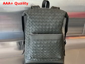 Bottega Veneta Medium Intrecciato Leather Backpack in Camping Replica