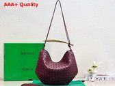 Bottega Veneta Medium Sardine Shoulder Bag in Barolo Intrecciato Lambskin Replica