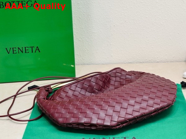 Bottega Veneta Medium Sardine Shoulder Bag in Barolo Intrecciato Lambskin Replica