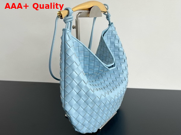 Bottega Veneta Medium Sardine Shoulder Bag in Ice Intrecciato Lambskin Replica