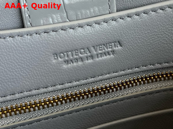 Bottega Veneta Mini Andiamo Bag in Sterling Aligator Leather Replica