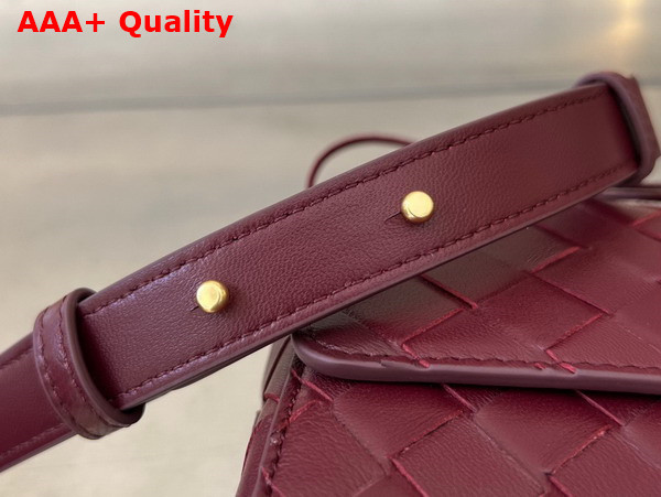 Bottega Veneta Mini Andiamo Cross Body Bag in Barolo Intrecciato Leather Replica