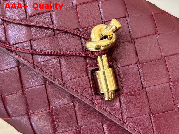 Bottega Veneta Mini Andiamo Cross Body Bag in Barolo Intrecciato Leather Replica