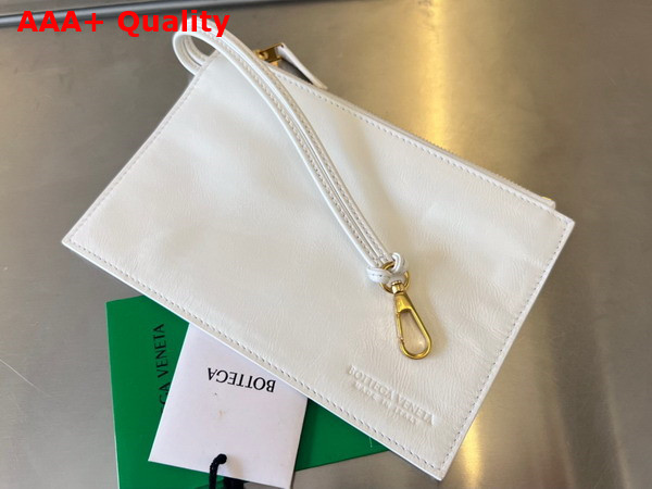 Bottega Veneta Mini Arco Tote Bag in White Foulard Intreccio Leather Replica