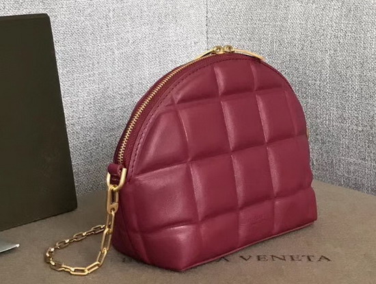 Bottega Veneta Mini Bag in Amaranto Padded Nappa