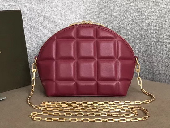 Bottega Veneta Mini Bag in Amaranto Padded Nappa