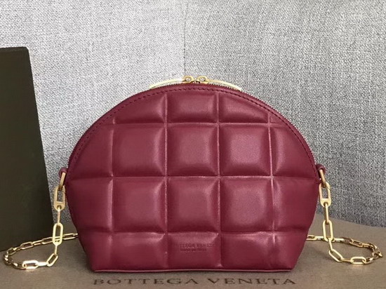 Bottega Veneta Mini Bag in Amaranto Padded Nappa