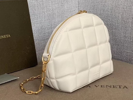 Bottega Veneta Mini Bag in Bianco Padded Nappa