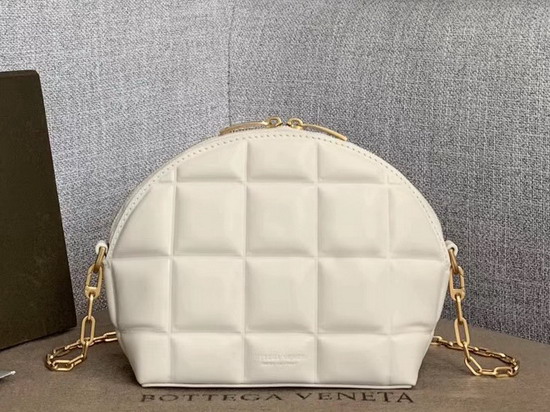 Bottega Veneta Mini Bag in Bianco Padded Nappa