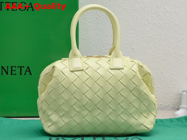 Bottega Veneta Mini Bauletto Bag in Camomile Intrecciato Nappa Leather Replica