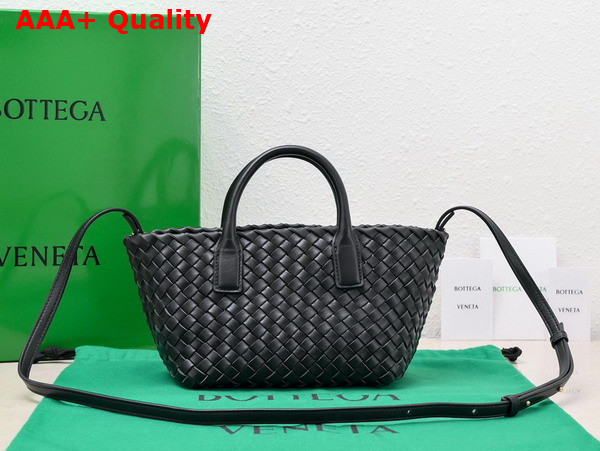 Bottega Veneta Mini Cabat Black Lamb Skin Replica