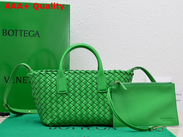 Bottega Veneta Mini Cabat Parakeet Lamb Skin Replica