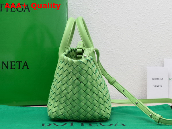 Bottega Veneta Mini Cabat Pistachio Lamb Skin Replica