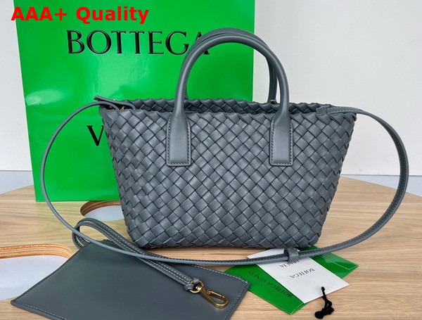 Bottega Veneta Mini Cabat Thunder Lamb Skin Replica