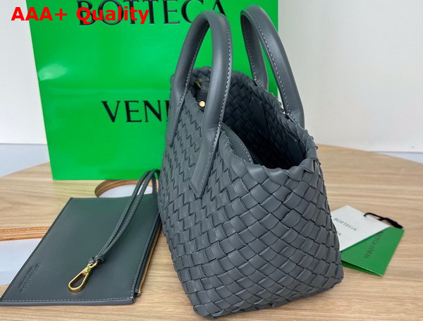 Bottega Veneta Mini Cabat Thunder Lamb Skin Replica