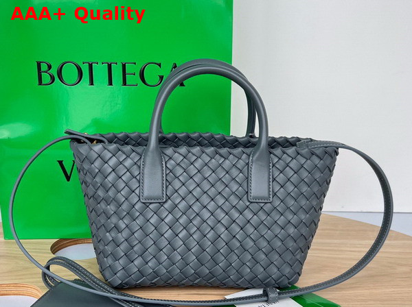 Bottega Veneta Mini Cabat Thunder Lamb Skin Replica