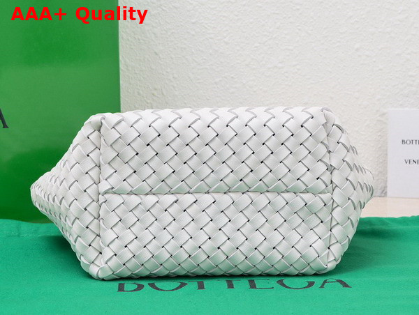 Bottega Veneta Mini Cabat White Lamb Skin Replica