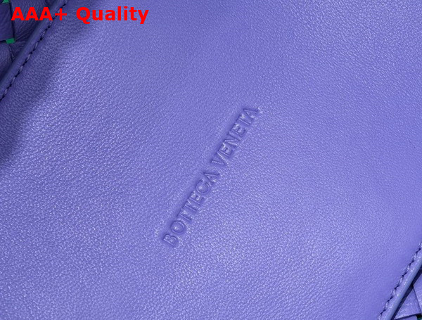 Bottega Veneta Mini Cabat in Purple Lamb Skin Replica