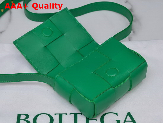 Bottega Veneta Mini Cassette Bag in Parakeet Lambskin Replica