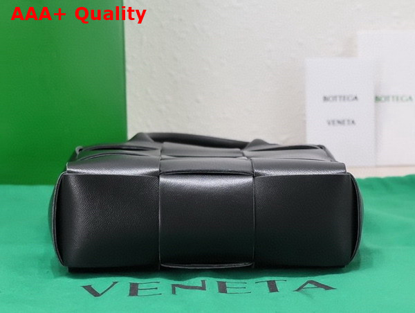 Bottega Veneta Mini Cassette Tote Bag in Black Calfskin Replica