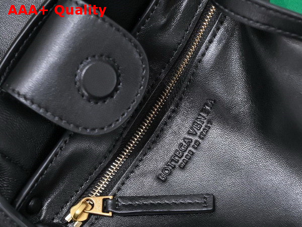 Bottega Veneta Mini Cassette Tote Bag in Black Calfskin Replica